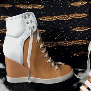 Going out of Sale-Sale!!!!  
See By Chloe Leather Sneaker Lace Up Boot